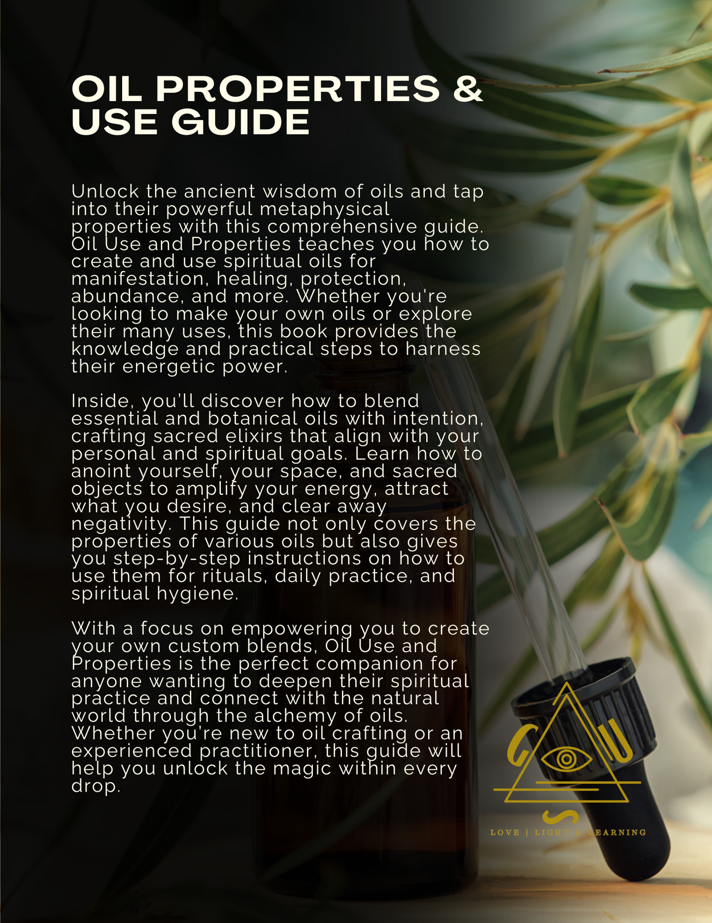 OIL PROPERTIES & USE GUIDE