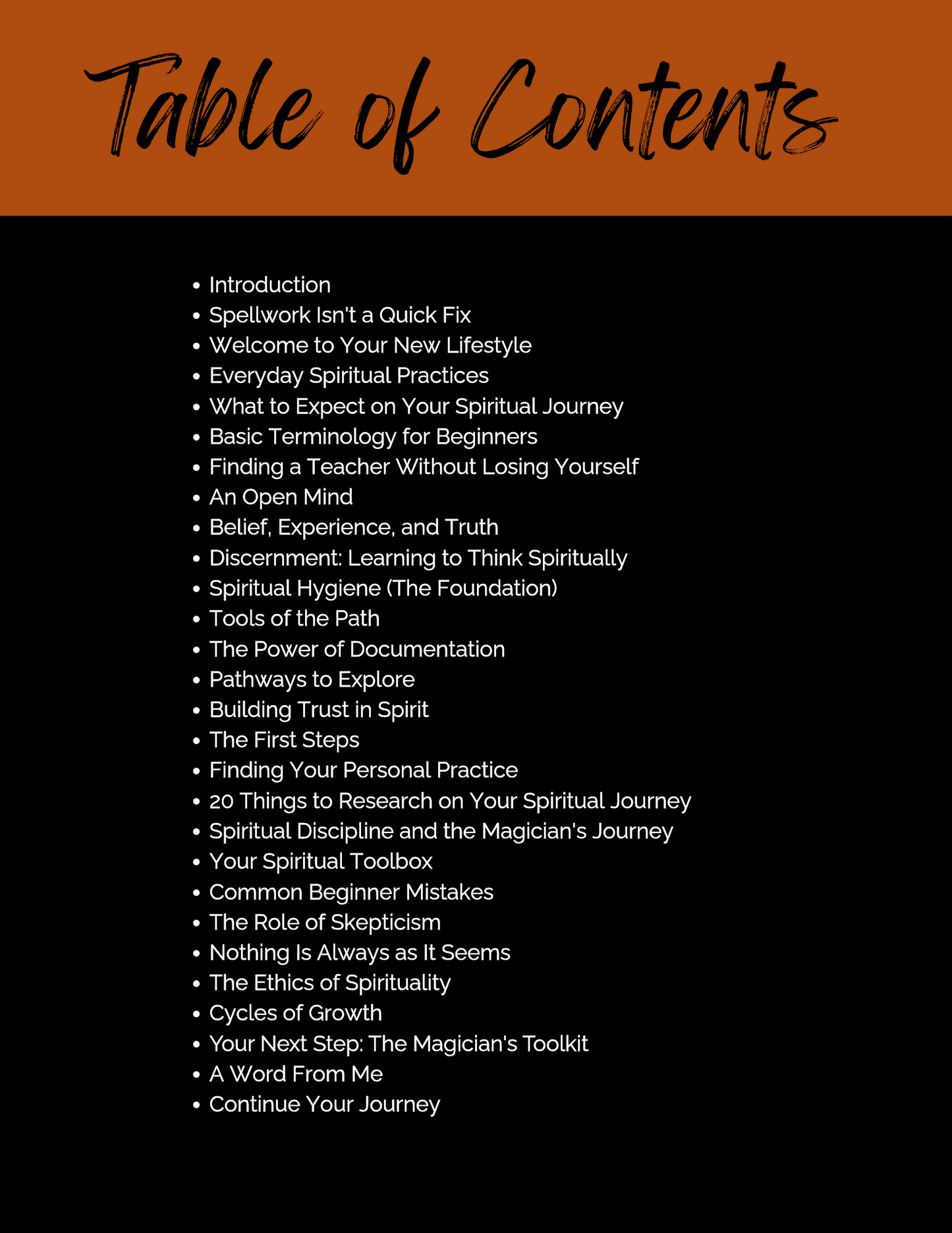 THE BEGINNER'S ROADMAP TO SPIRITUALITY