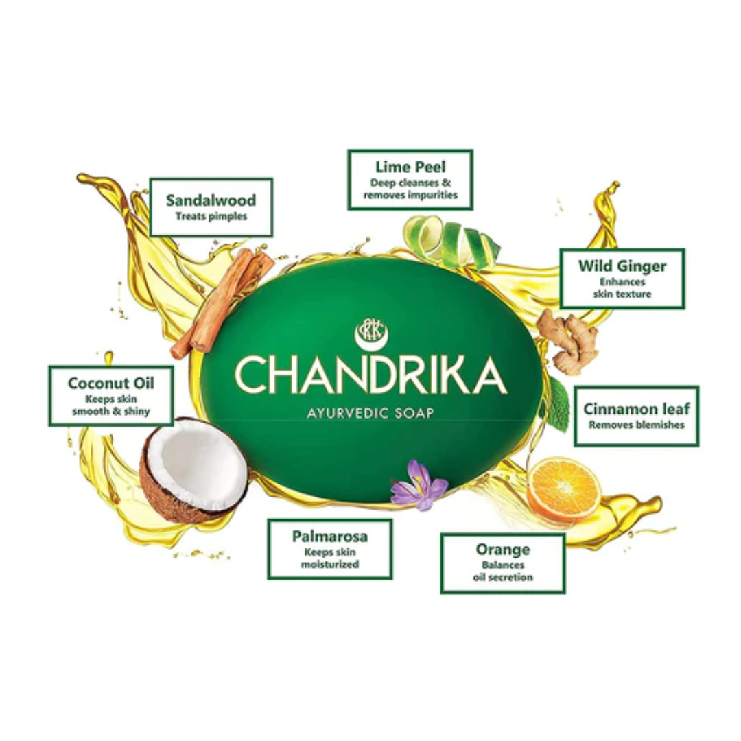 CHANDRIKA AYURVEDIC SOAP (GREEN SOAP)