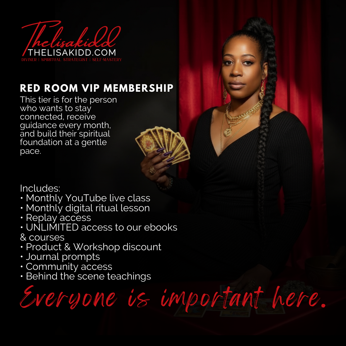 VIP RED ROOM MONTHLY MEMBERSHIP