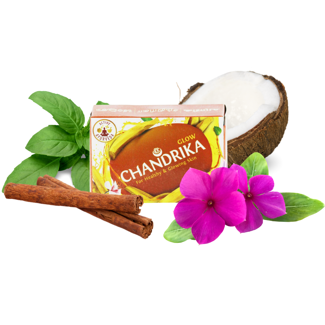 CHANDRIKA GLOW SOAP W/ SANDALWOOD & SAFFRON