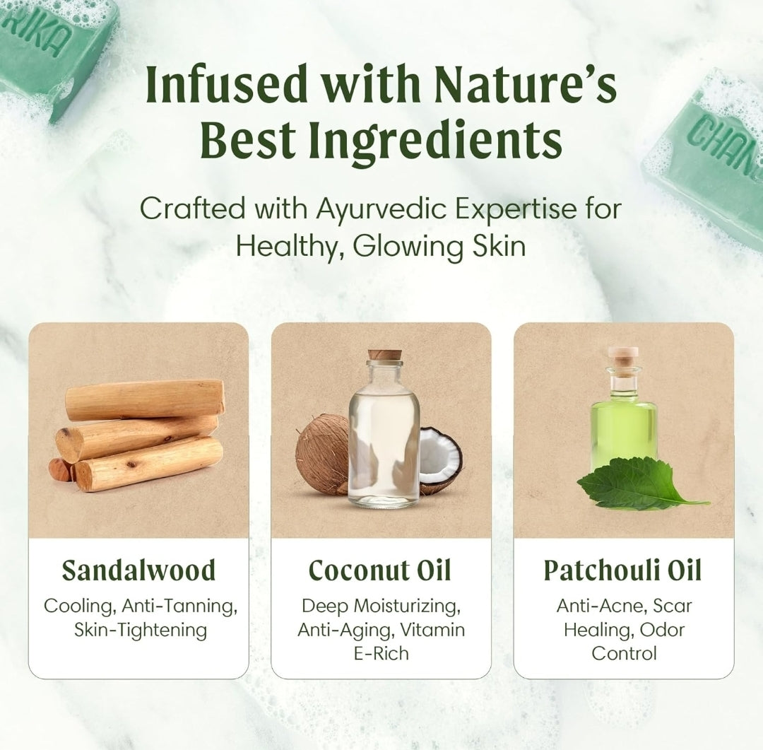 CHANDRIKA AYURVEDIC SOAP (GREEN SOAP)