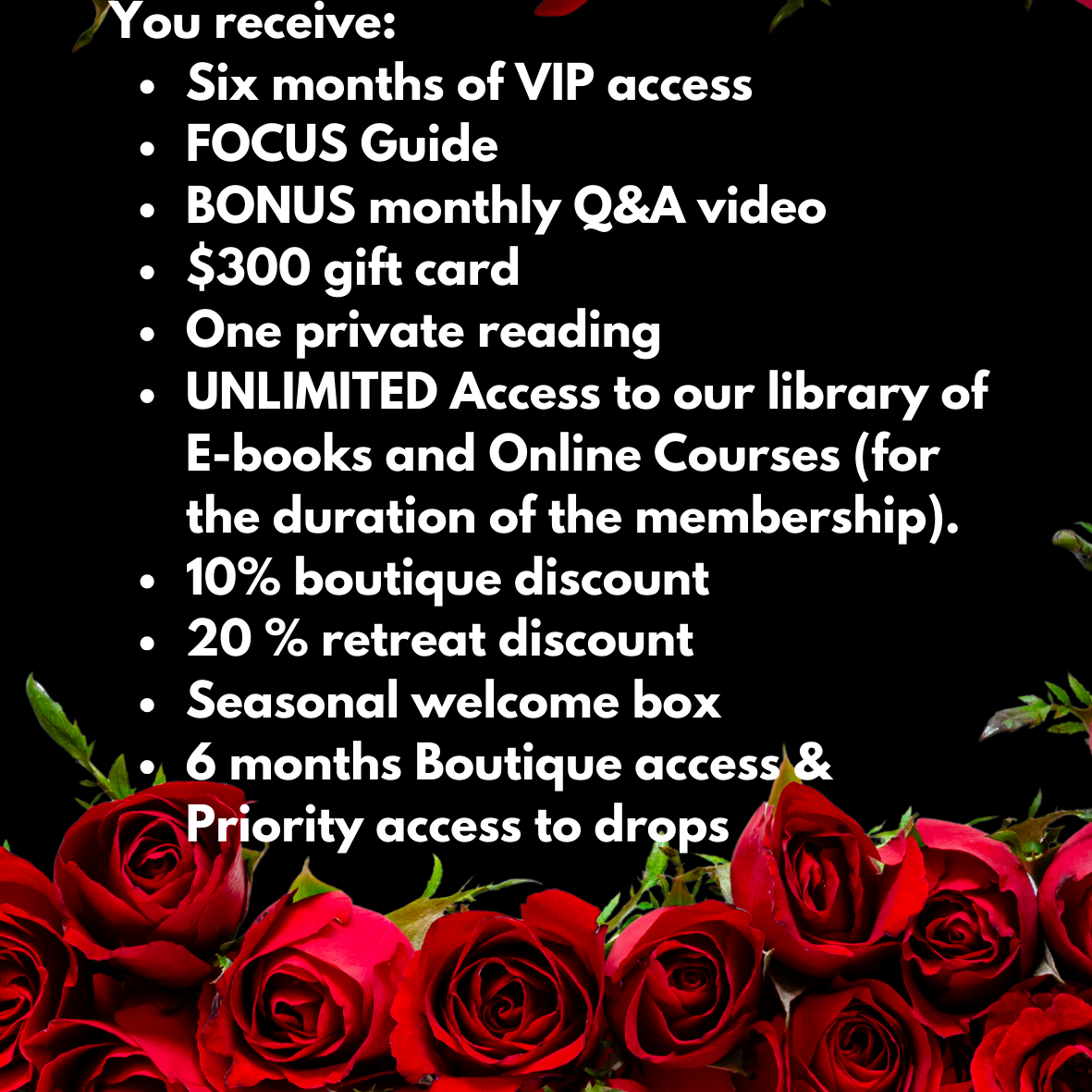 MYSTIC RED ROOM MEMBERSHIP (6 MONTH)