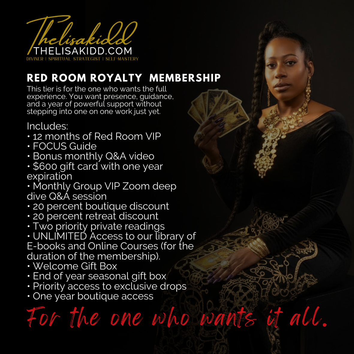 ROYAL RED ROOM MEMBERSHIP (12 MONTH)