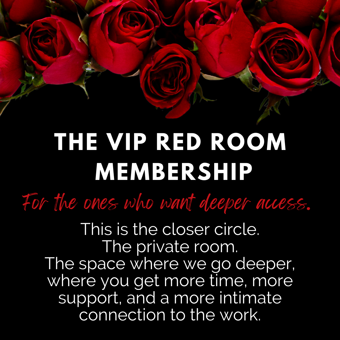 VIP RED ROOM MEMBERSHIP