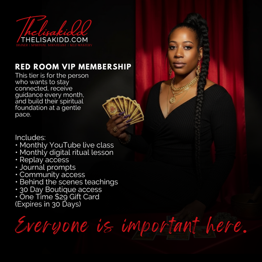 VIP RED ROOM MONTHLY MEMBERSHIP