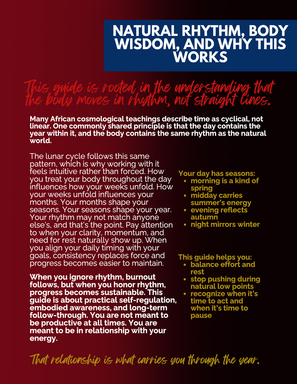 FOCUS: THE GUIDEBOOK