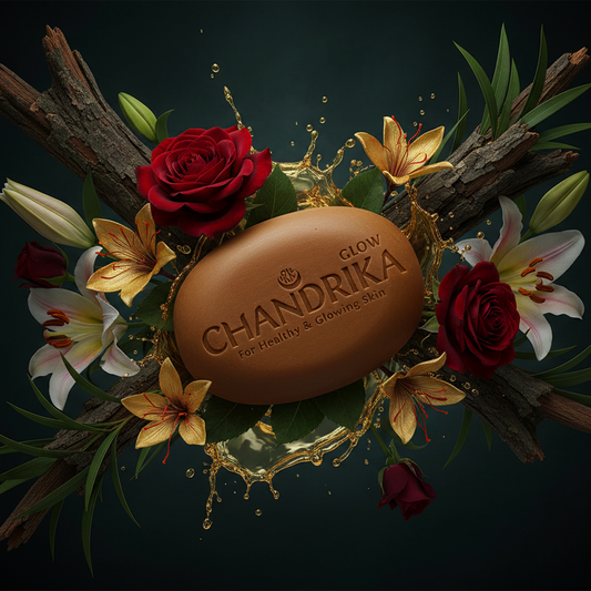 CHANDRIKA GLOW SOAP W/ SANDALWOOD & SAFFRON