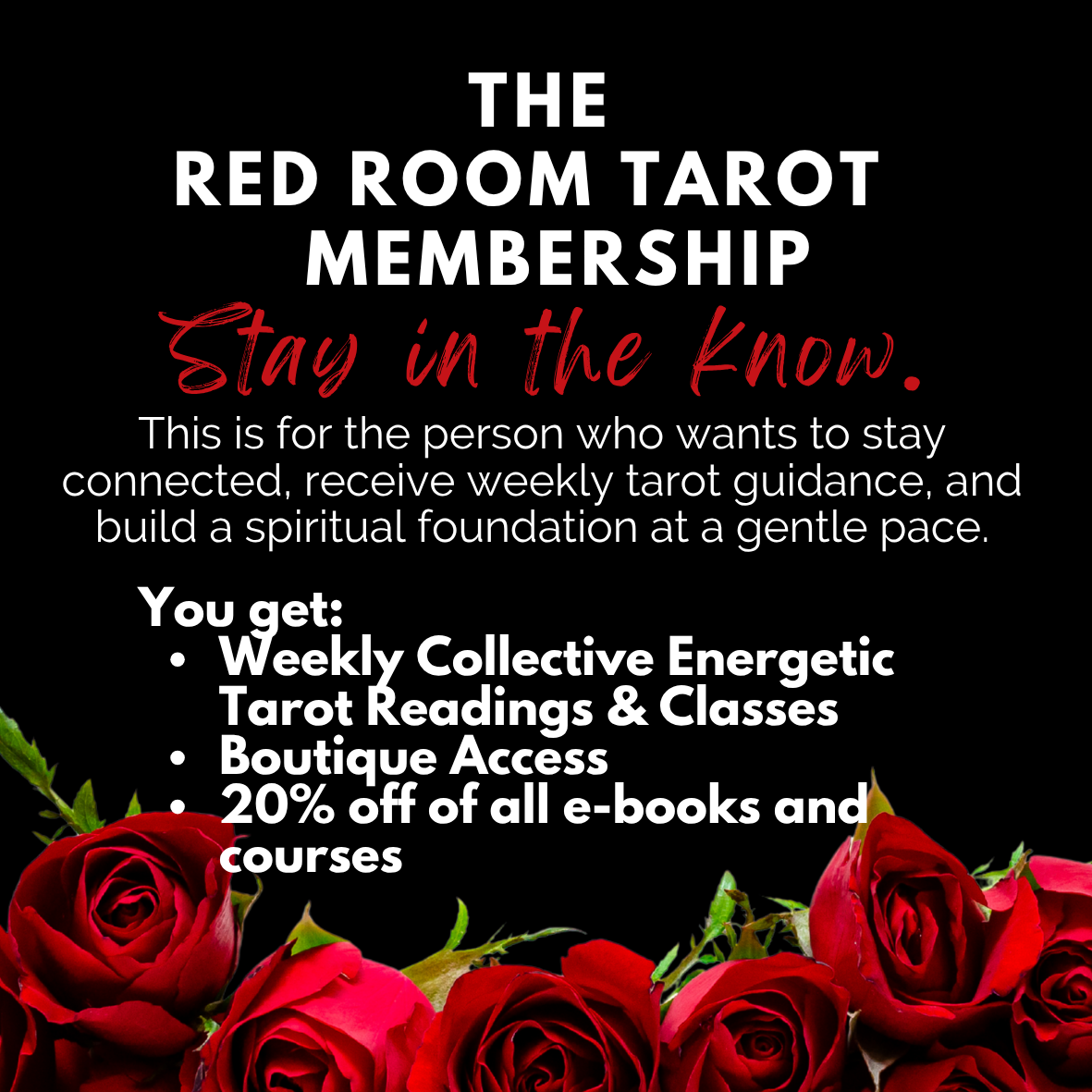 RED ROOM TAROT MEMBERSHIP