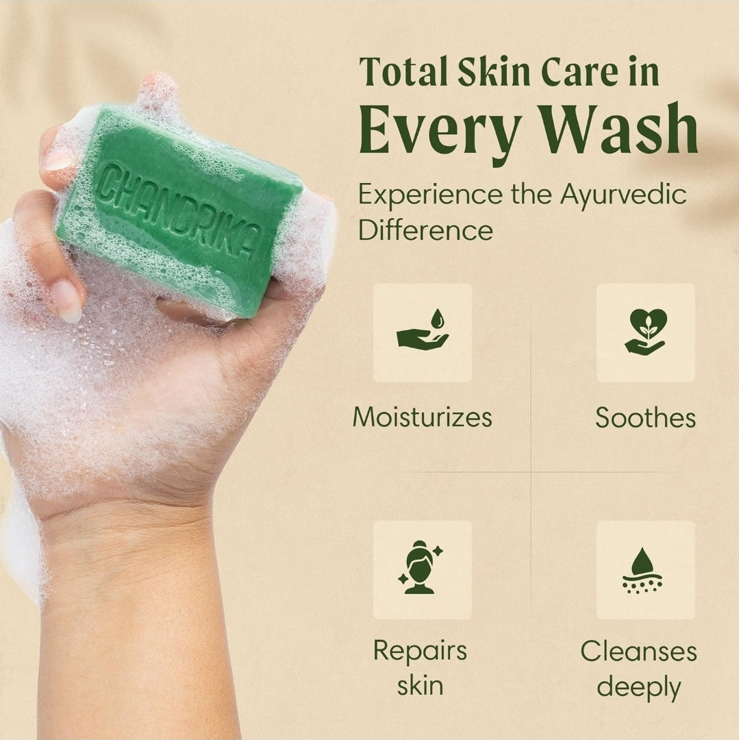 CHANDRIKA AYURVEDIC SOAP (GREEN SOAP)